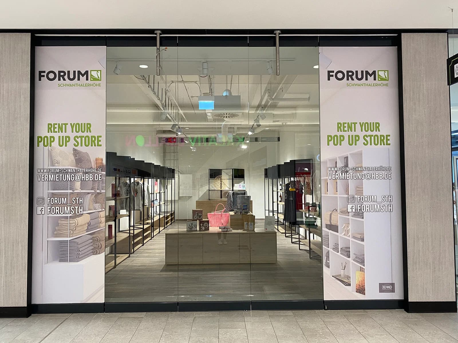 Pop Up Store Im Forum Schwanthalerhoehe